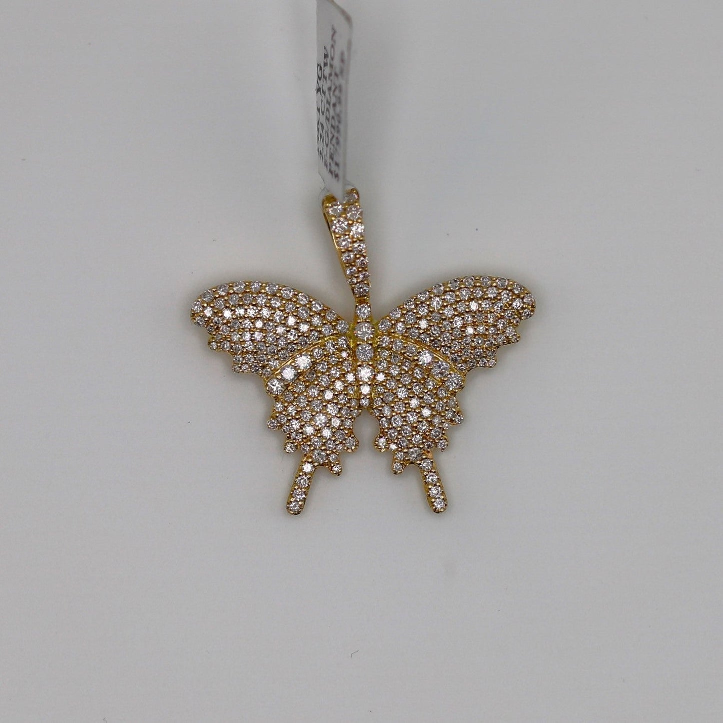 Diamond Butterfly Pendant