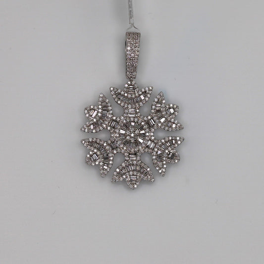 Diamond Snowflake Pendant