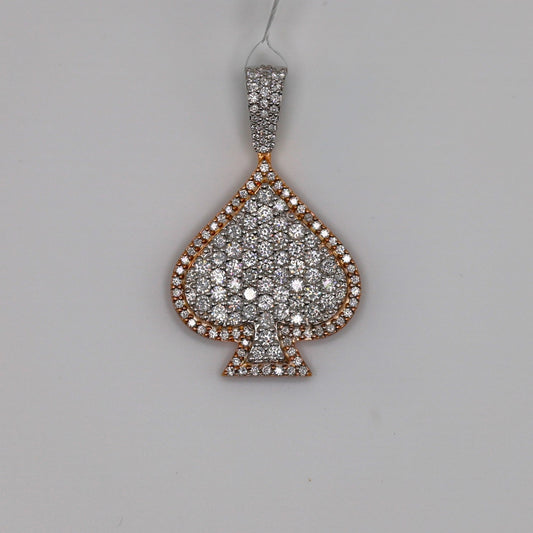 Diamond Spade Pendant