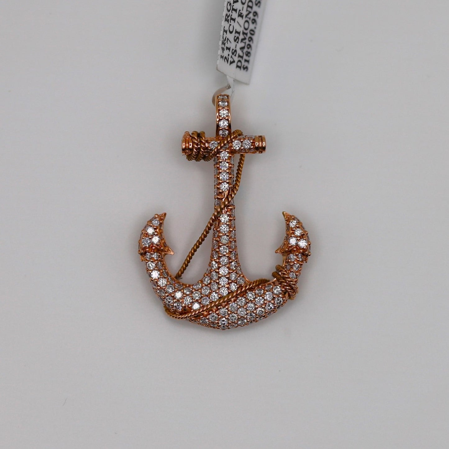 Diamond Ancher Pendant