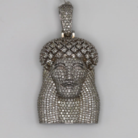 Diamond Jesus Pendant