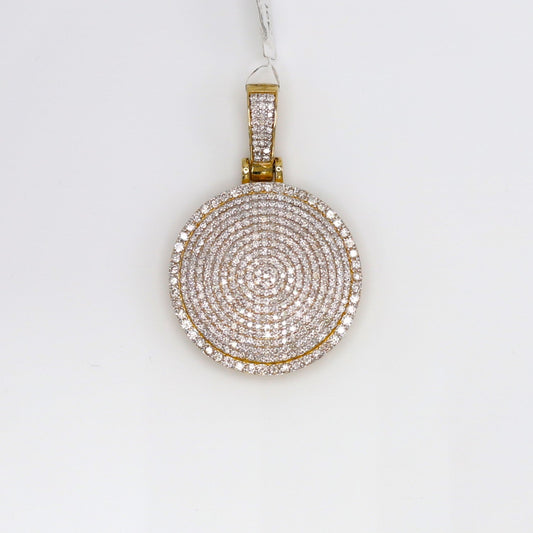 Diamond Cricle Pendant
