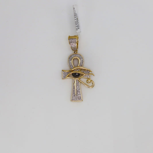 Diamond Egyptian Eye Pendant