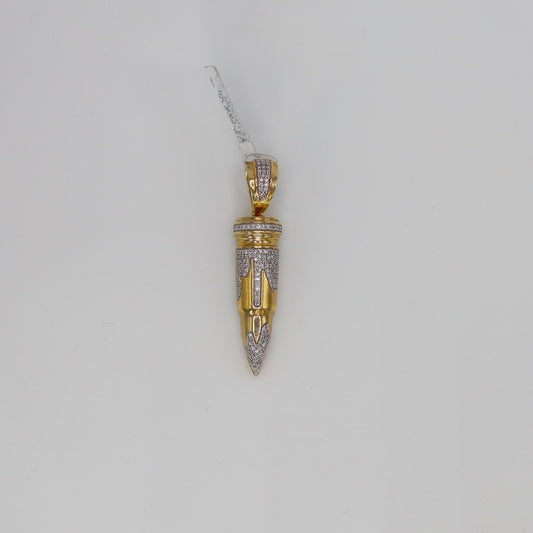 Diamond Bullet Pendant