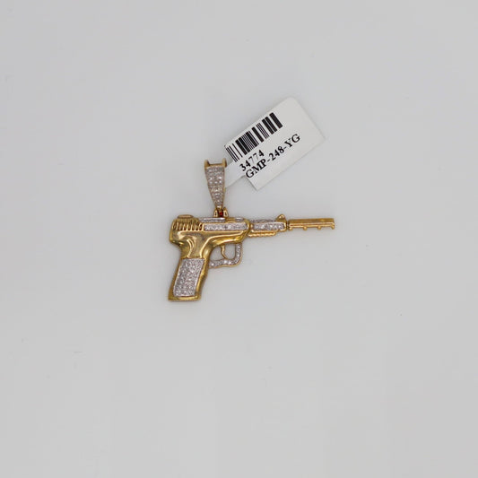 Diamond Gun Pendant