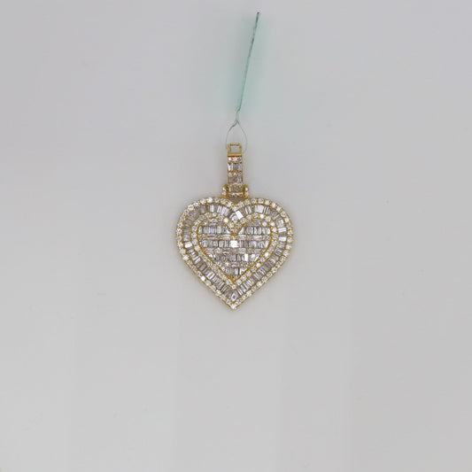 Diamond Hamsa Hand Pendant
