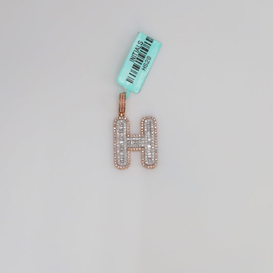 Diamond Letter H Pendant