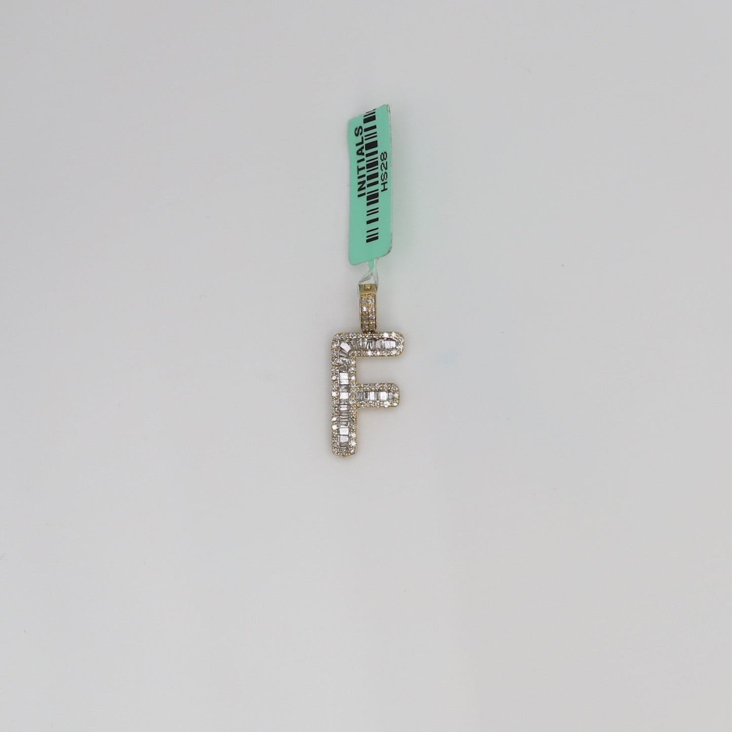 Diamond Letter F Pendant