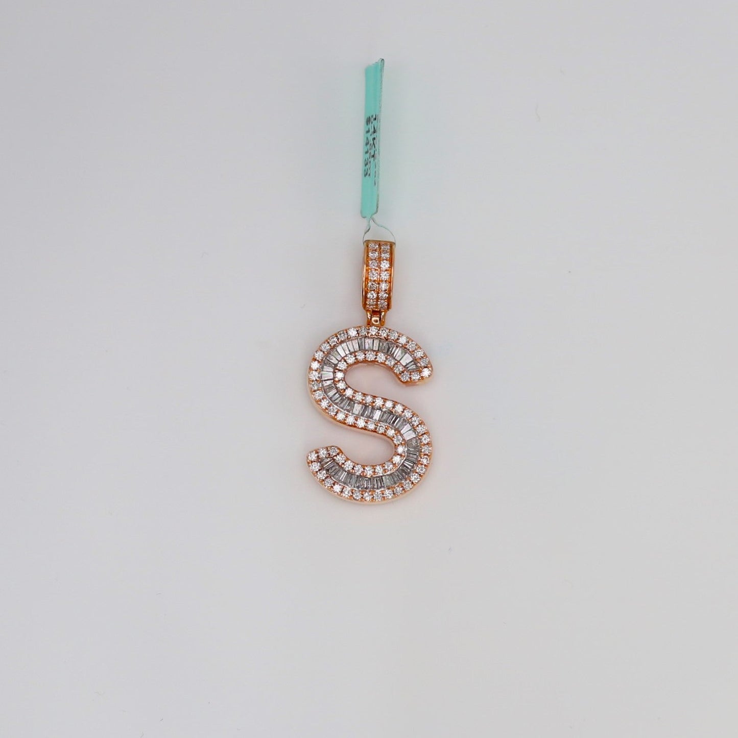 Diamond Letter S Pendant