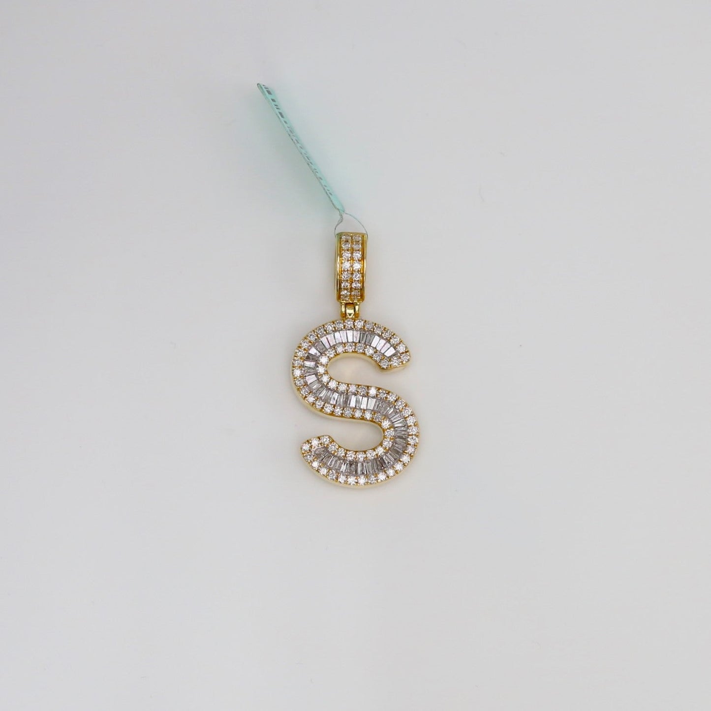 Diamond Letter S Pendant