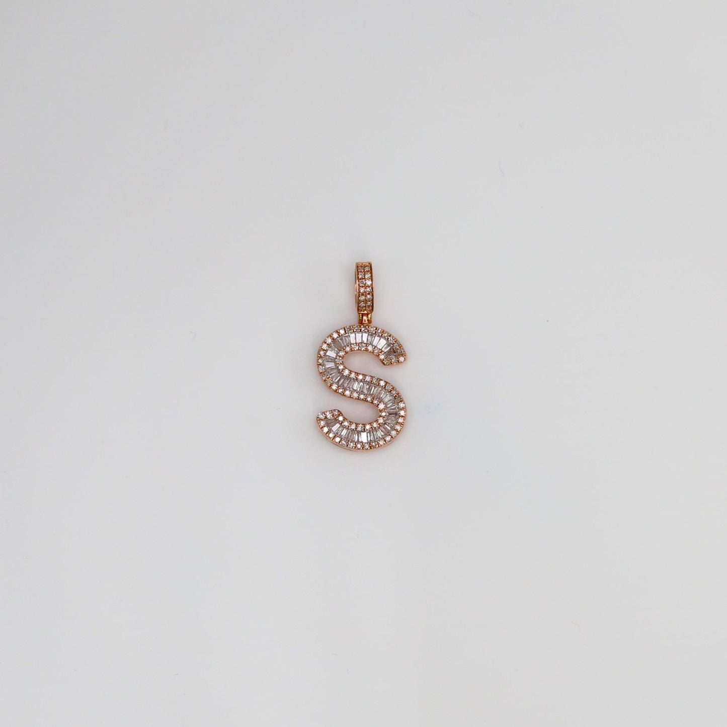 Diamond Letter S Pendant