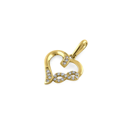 INFINITY GOLD HEART