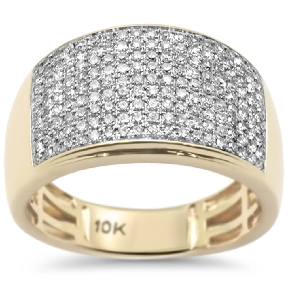 CURVED PAVE ICE RING