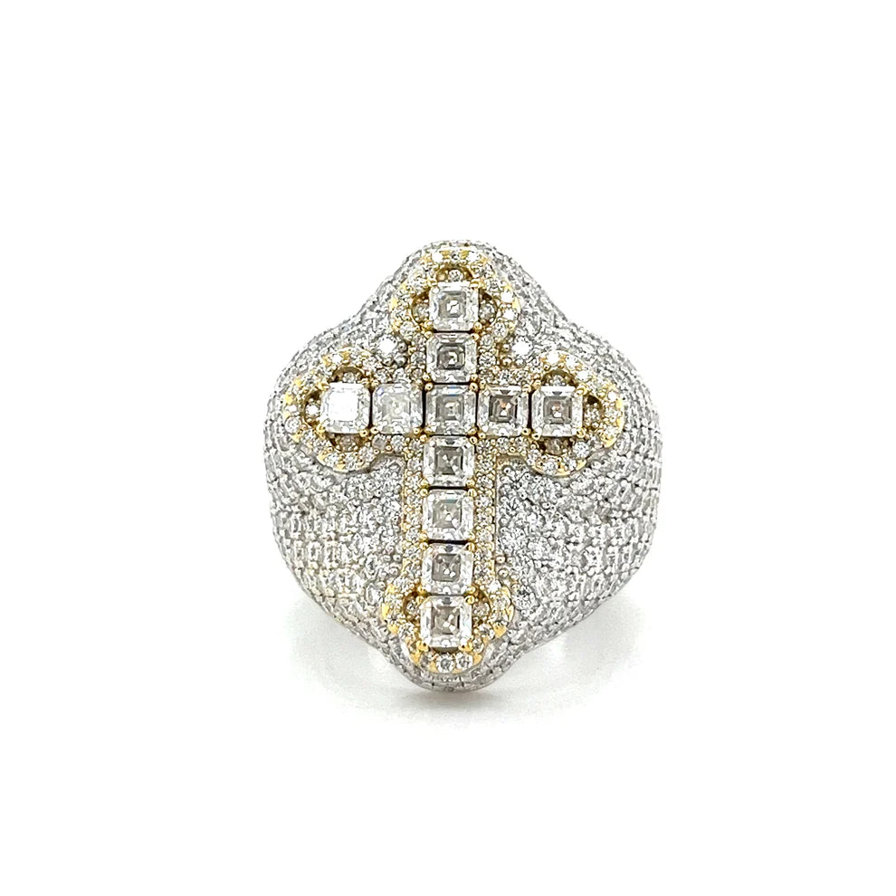 ICE DON CROSS RING