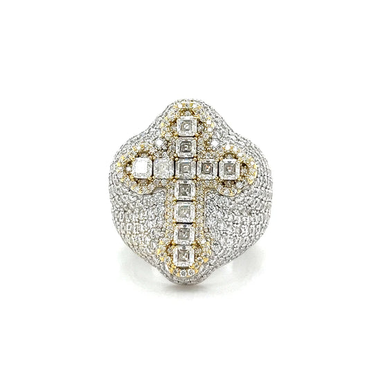 ICE DON CROSS RING