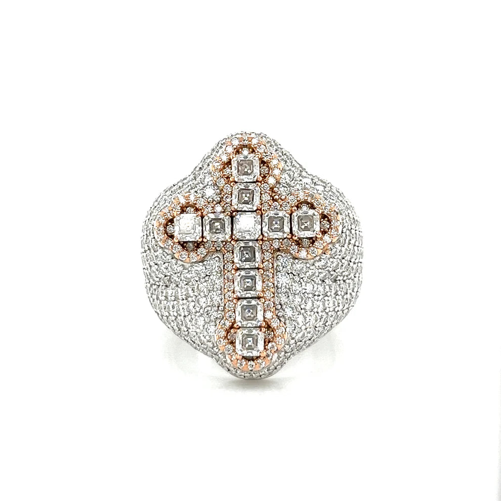 ICE DON CROSS RING