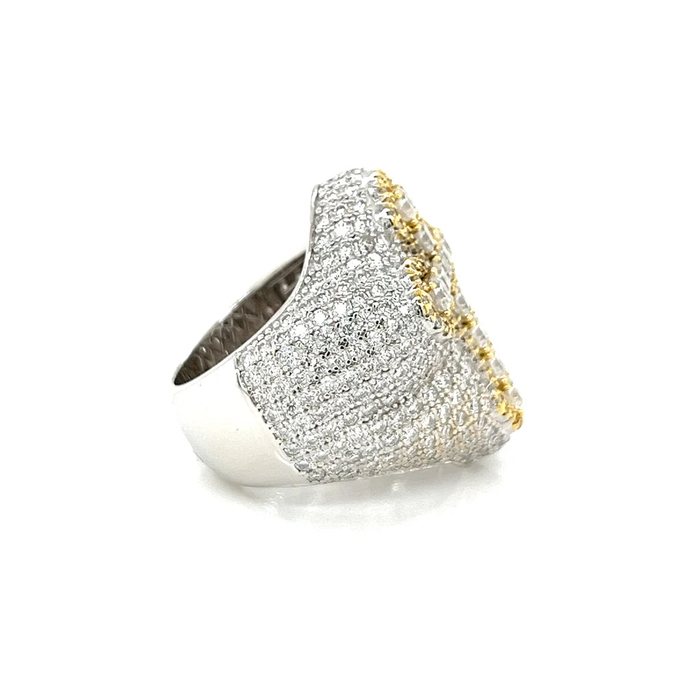 ICE DON CROSS RING