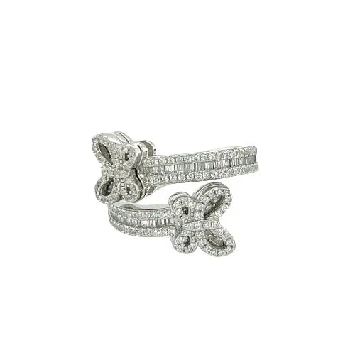 DOUBLE BUTTERFLY BANGLE RING