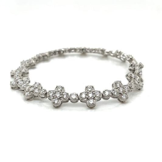 BRILLIANT CROSS BRACELET