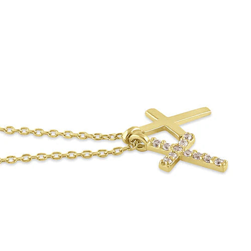 LAYERED CROSS DIAMOND NECKWEAR