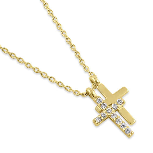 LAYERED CROSS DIAMOND NECKWEAR