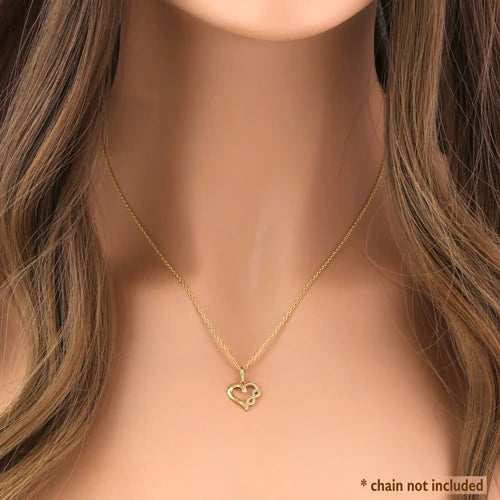 INFINITY GOLD HEART