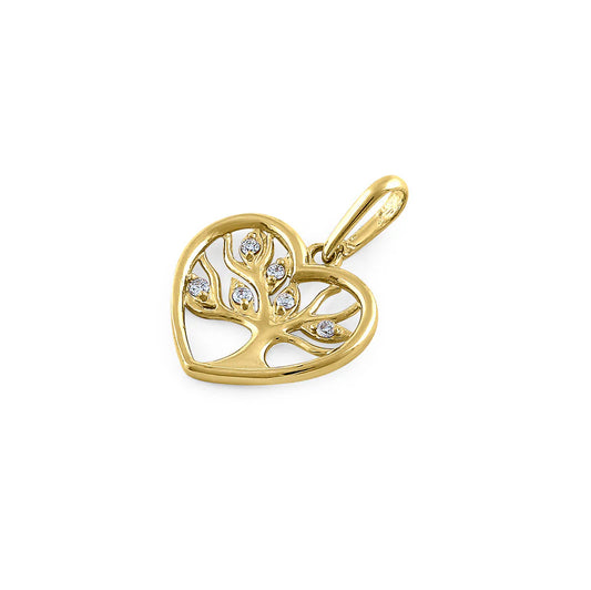 TREE OF LIFE HEART PENDANT