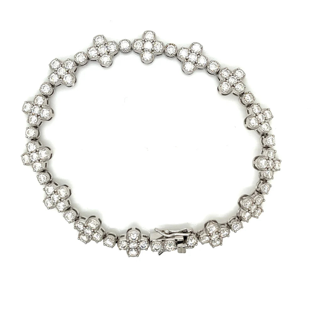 BRILLIANT CROSS BRACELET