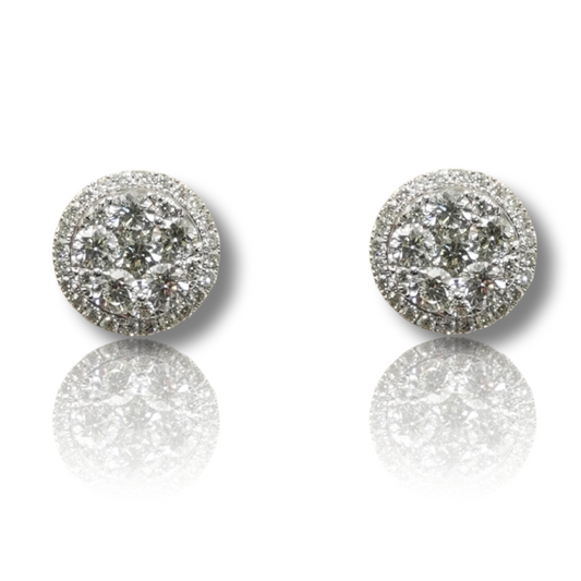 Circle Diamond Earring