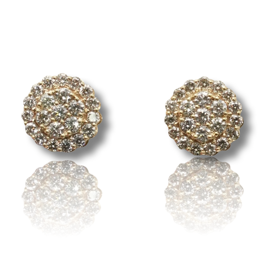 Flower Diamond Earring