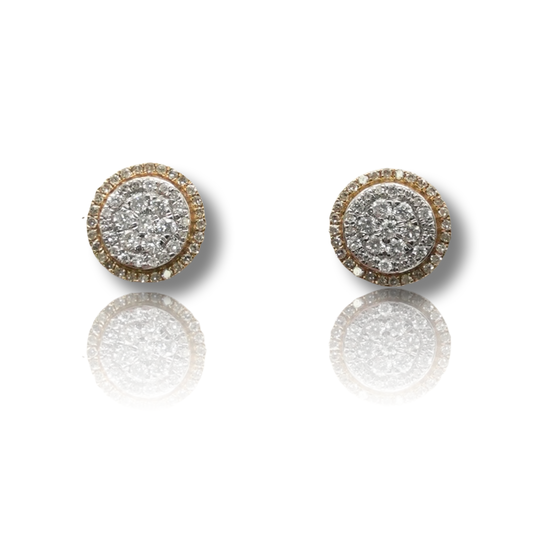 Circle Diamond Earring