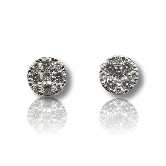 Circle Diamond Earring