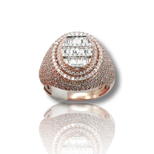 Oval Top Diamond Ring