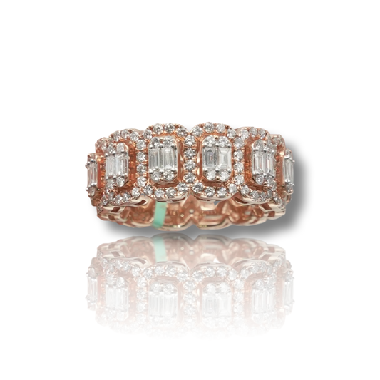 MEN'S BAGUETTE DIAMOND ETERNITY BAND
