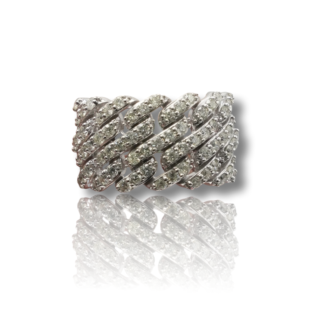 Cuban Diamond Ring
